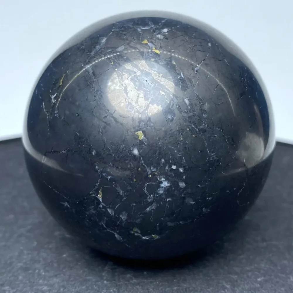 Shungite sphere for EMF protection - Picture 3 of 7